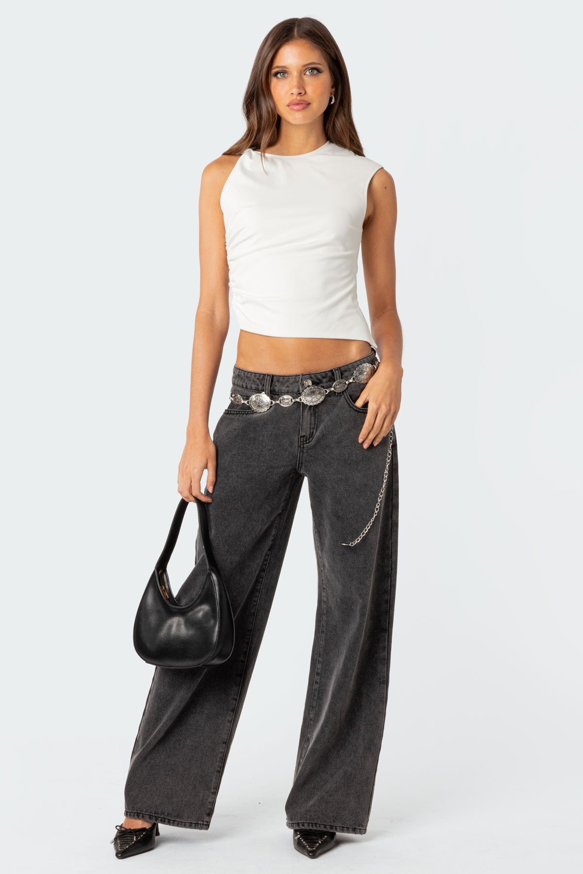 Raelynn Washed Low Rise Jeans - Image 5