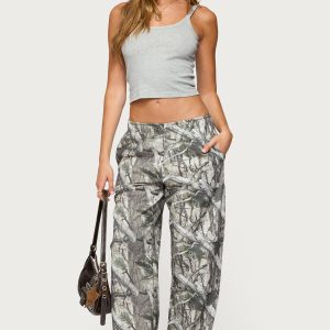 Camo Straight Leg Sweatpants
