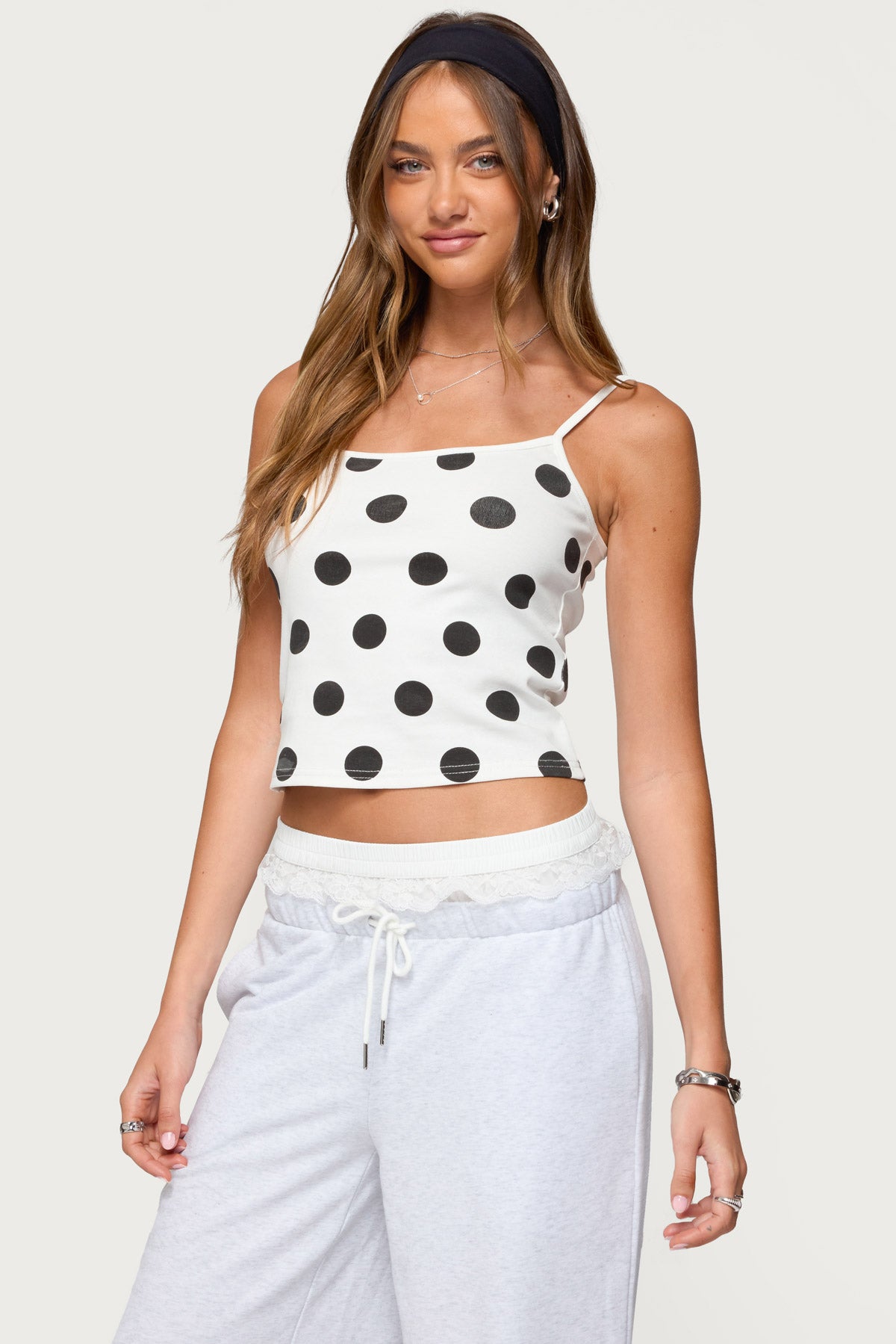 Lynne Polka Dot Tank Top - Image 3