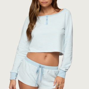 Margret Striped Long Sleeve Top