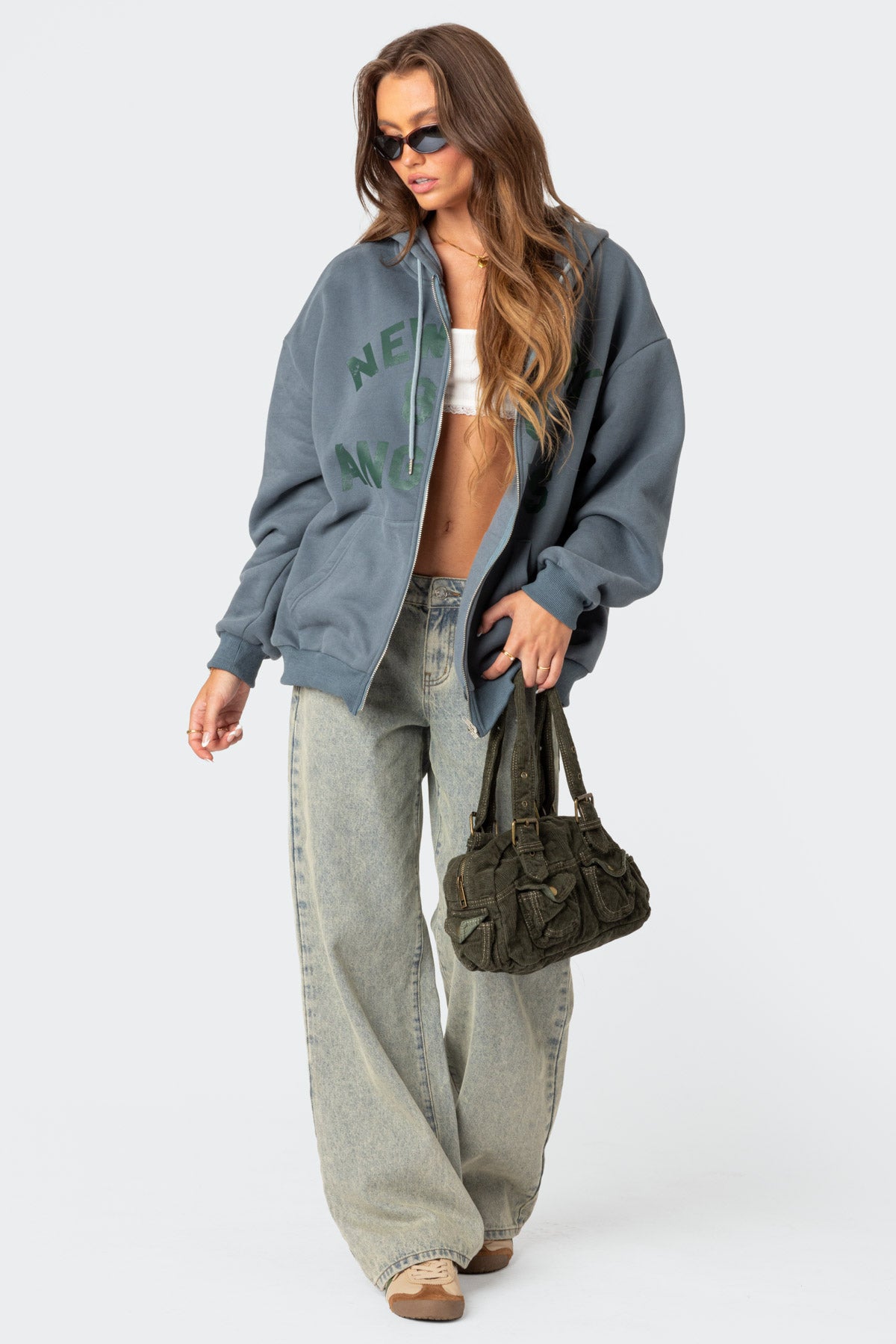 New York Angels Oversized Hoodie - Image 2