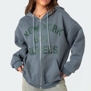 New York Angels Oversized Hoodie