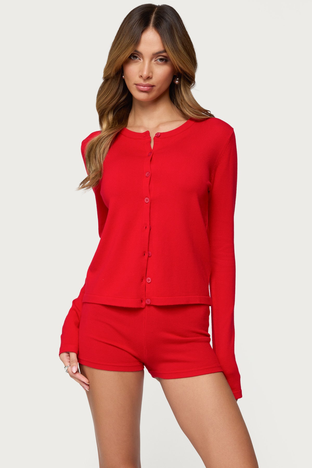 Maycee Button Up Knit Cardigan - Image 2