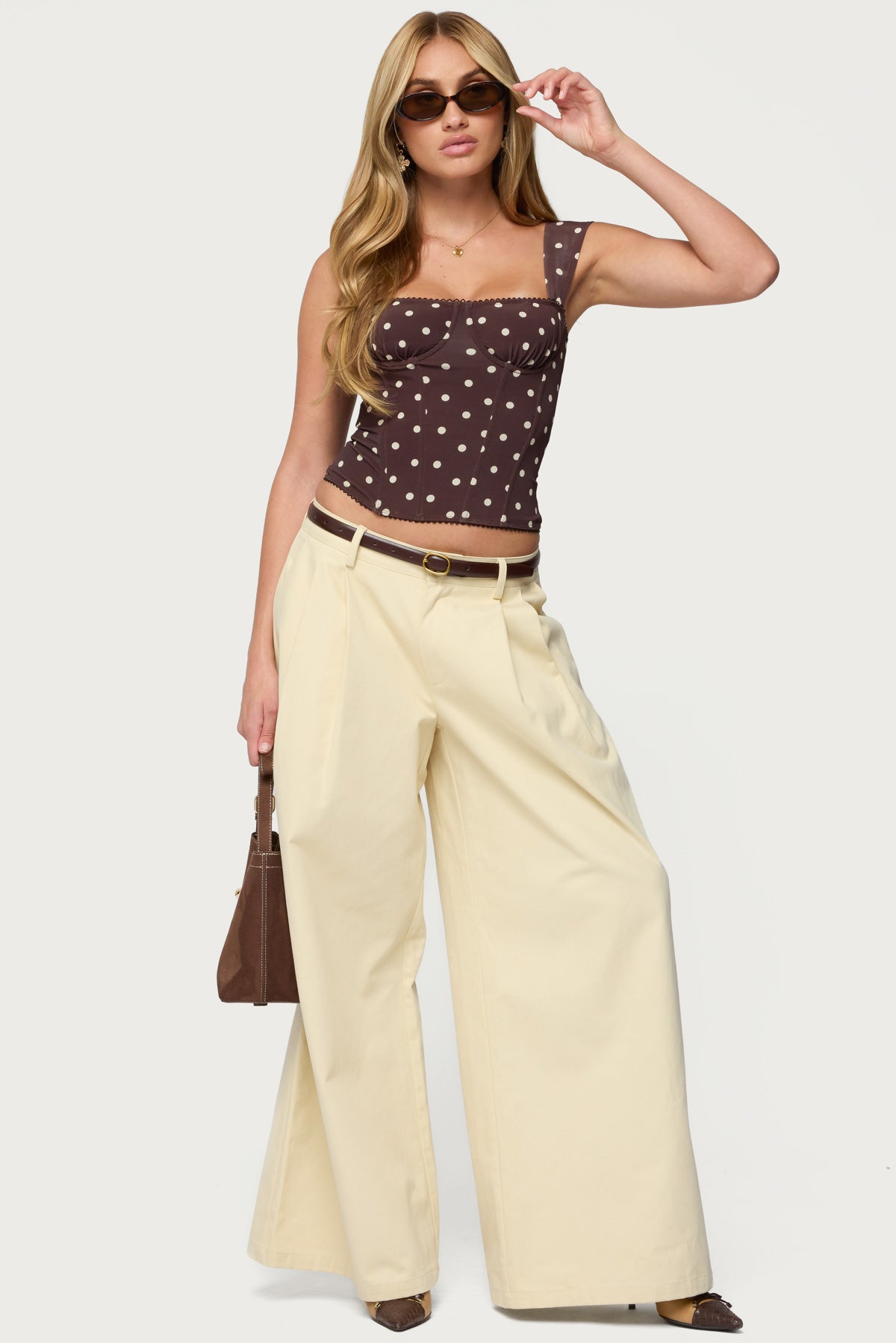 Marcella Wide Strap Mesh Corset - Image 2