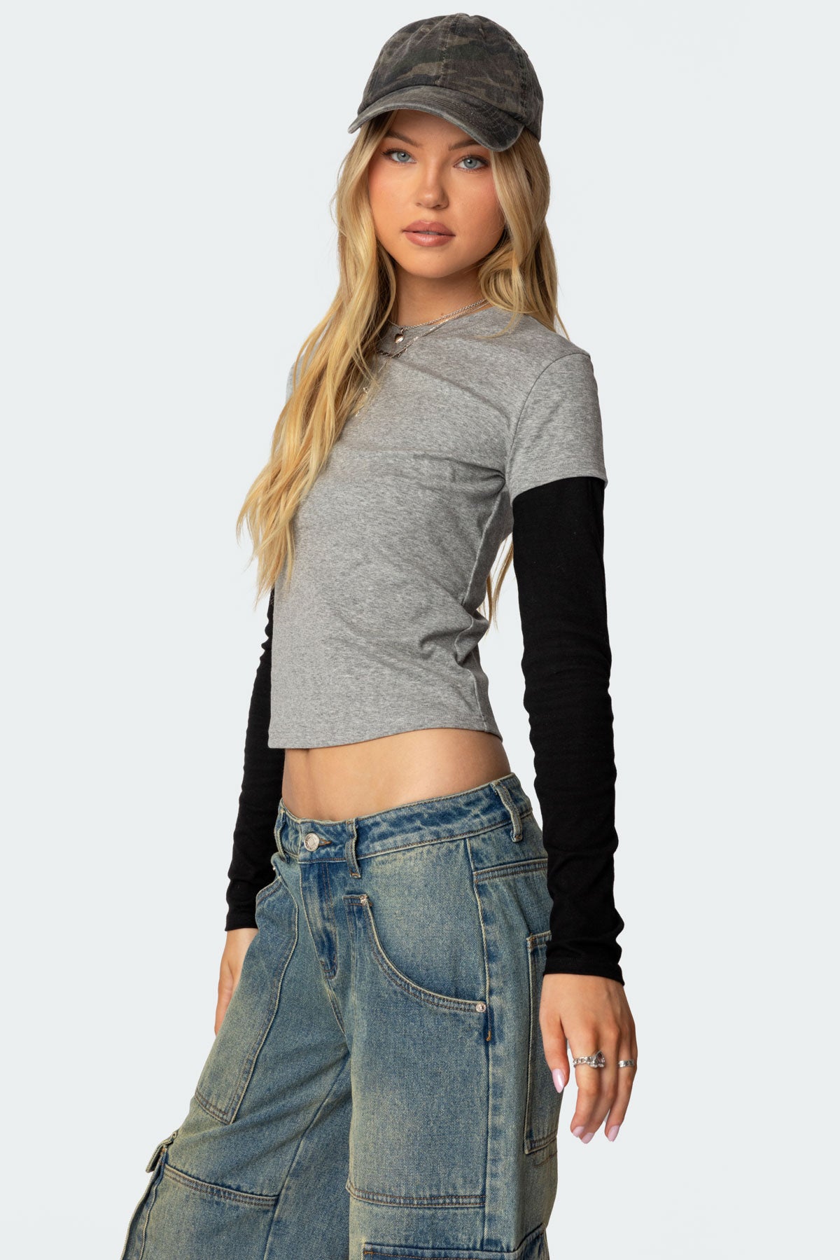 Lucine Layered Long Sleeve T Shirt - Image 4