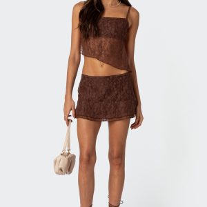 Lyra Lace Mini Skirt