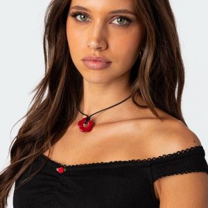 Flower Girl Cord Necklace