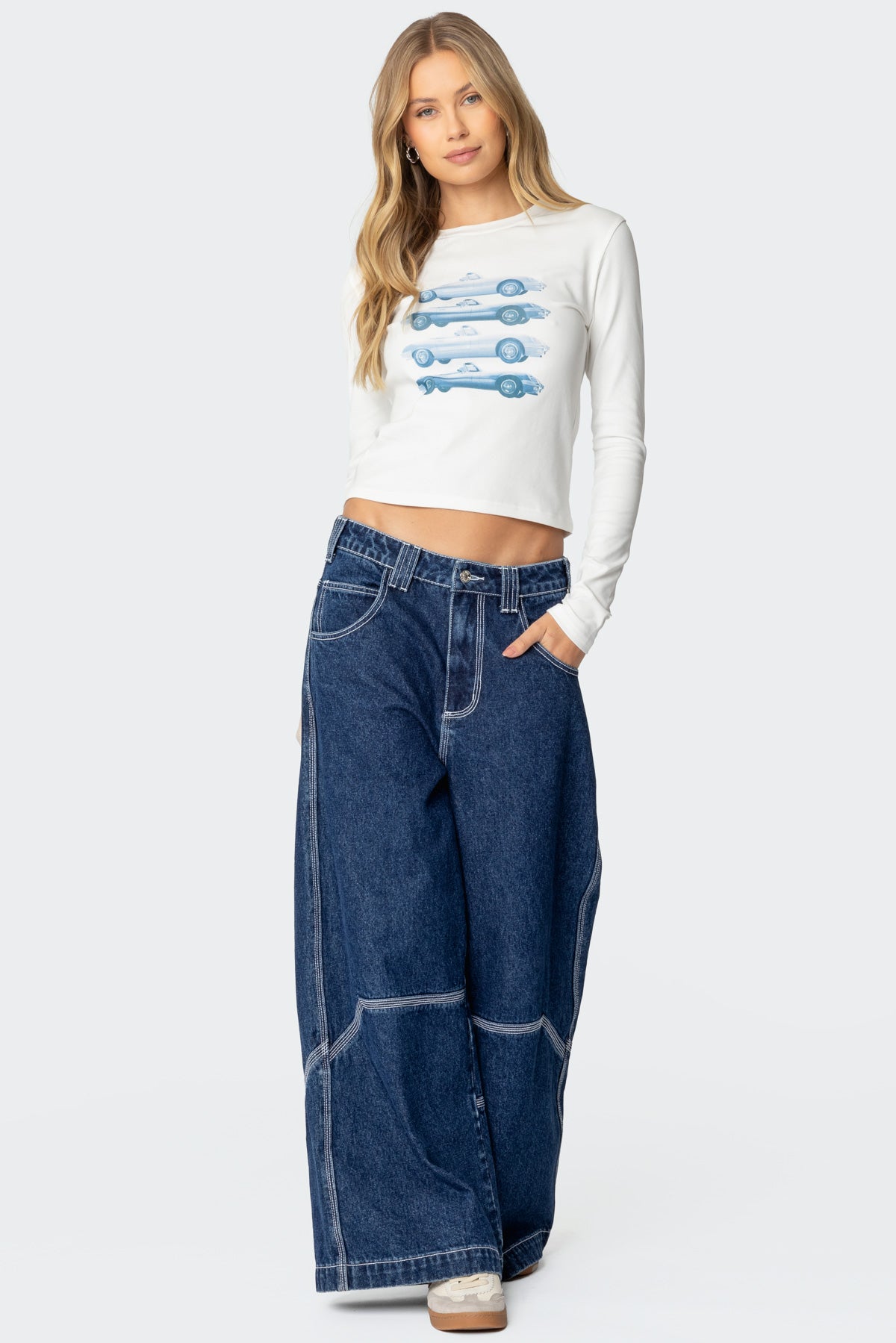 Car Club Long Sleeve T Shirt - Image 5