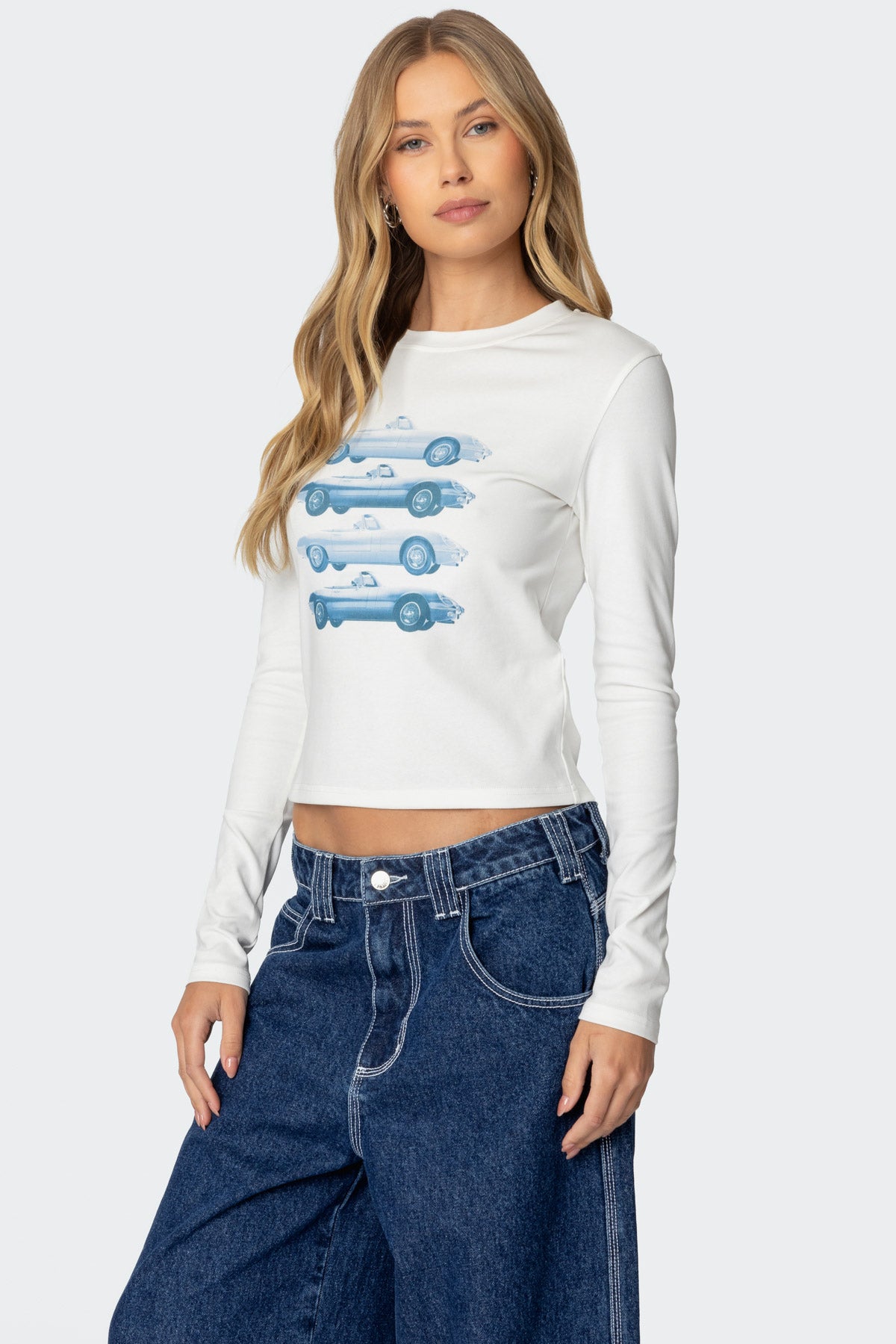 Car Club Long Sleeve T Shirt - Image 3