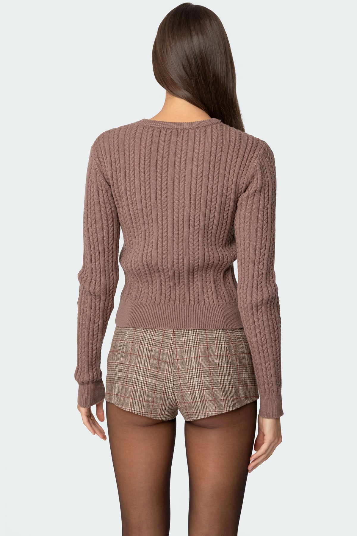 Beverly Bow Cable Knit Sweater - Image 5