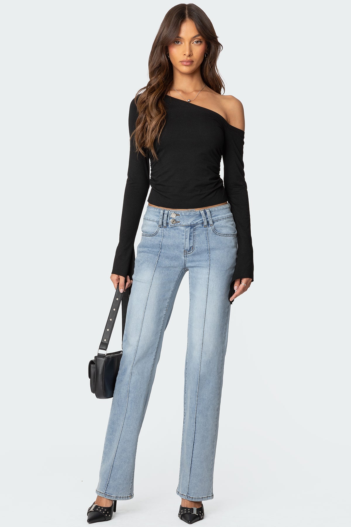 Avril Boot Cut Low Rise Jeans - Image 5