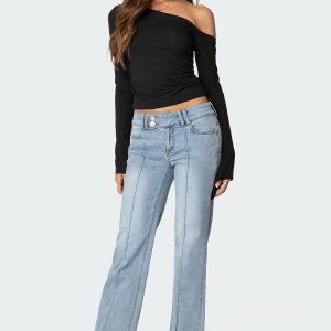 Avril Boot Cut Low Rise Jeans