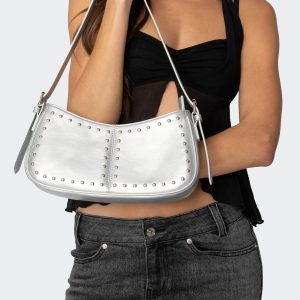 Studded Metallic Bag
