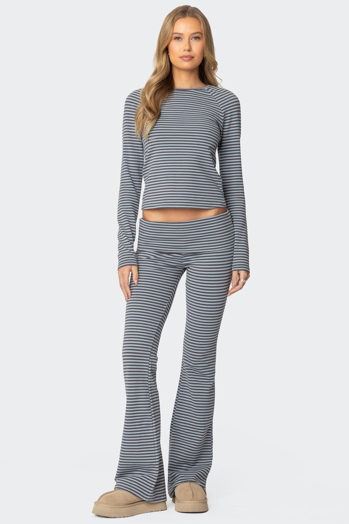 Kaeli Stripey Long Sleeve T Shirt - Image 2