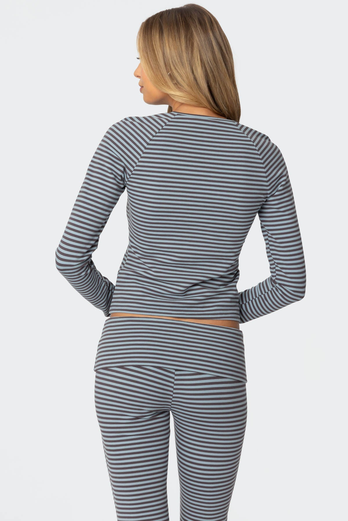 Kaeli Stripey Long Sleeve T Shirt - Image 4