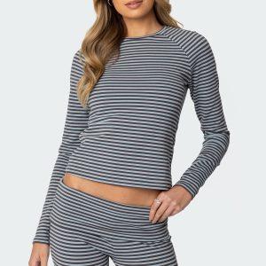 Kaeli Stripey Long Sleeve T Shirt