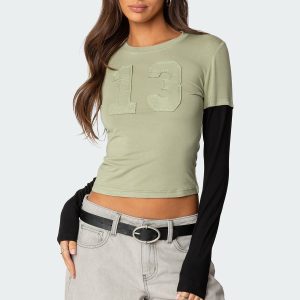 13 Layered Long Sleeve T Shirt