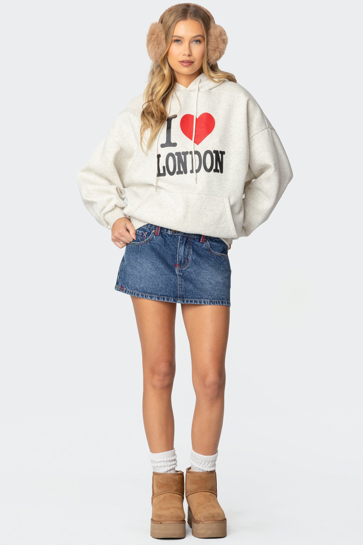 London Lover Oversized Hoodie - Image 2
