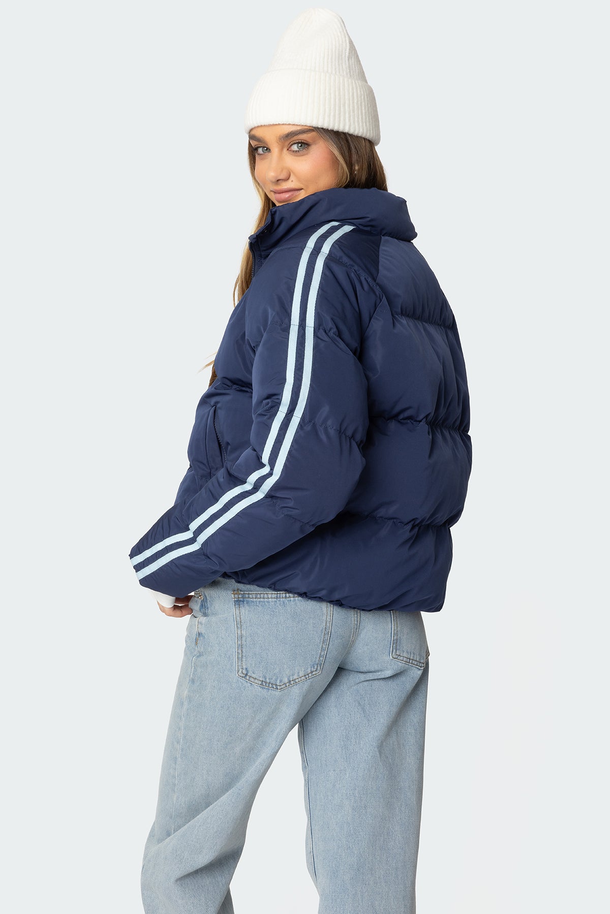 Sherry Side Striped Puffer Jacket - Image 5