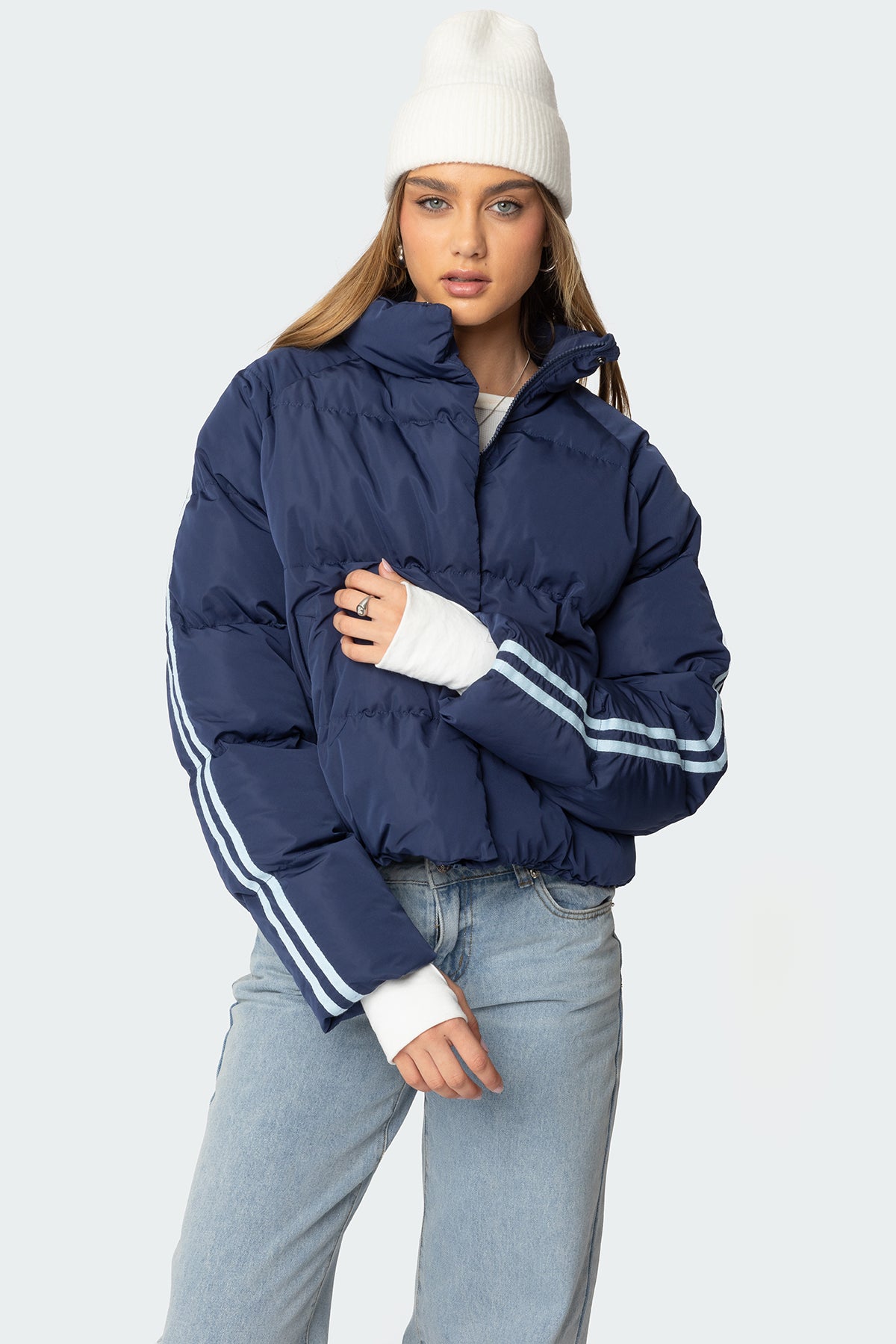 Sherry Side Striped Puffer Jacket - Image 3