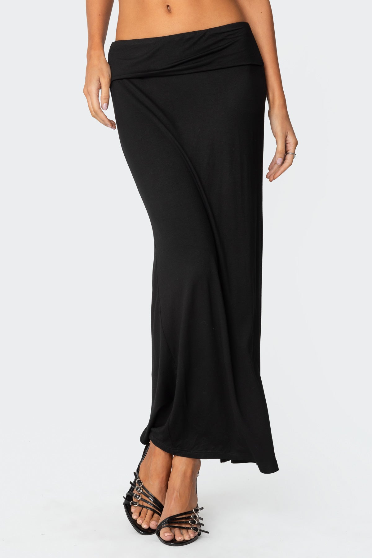 Johanna Fold Over Maxi Skirt - Image 2