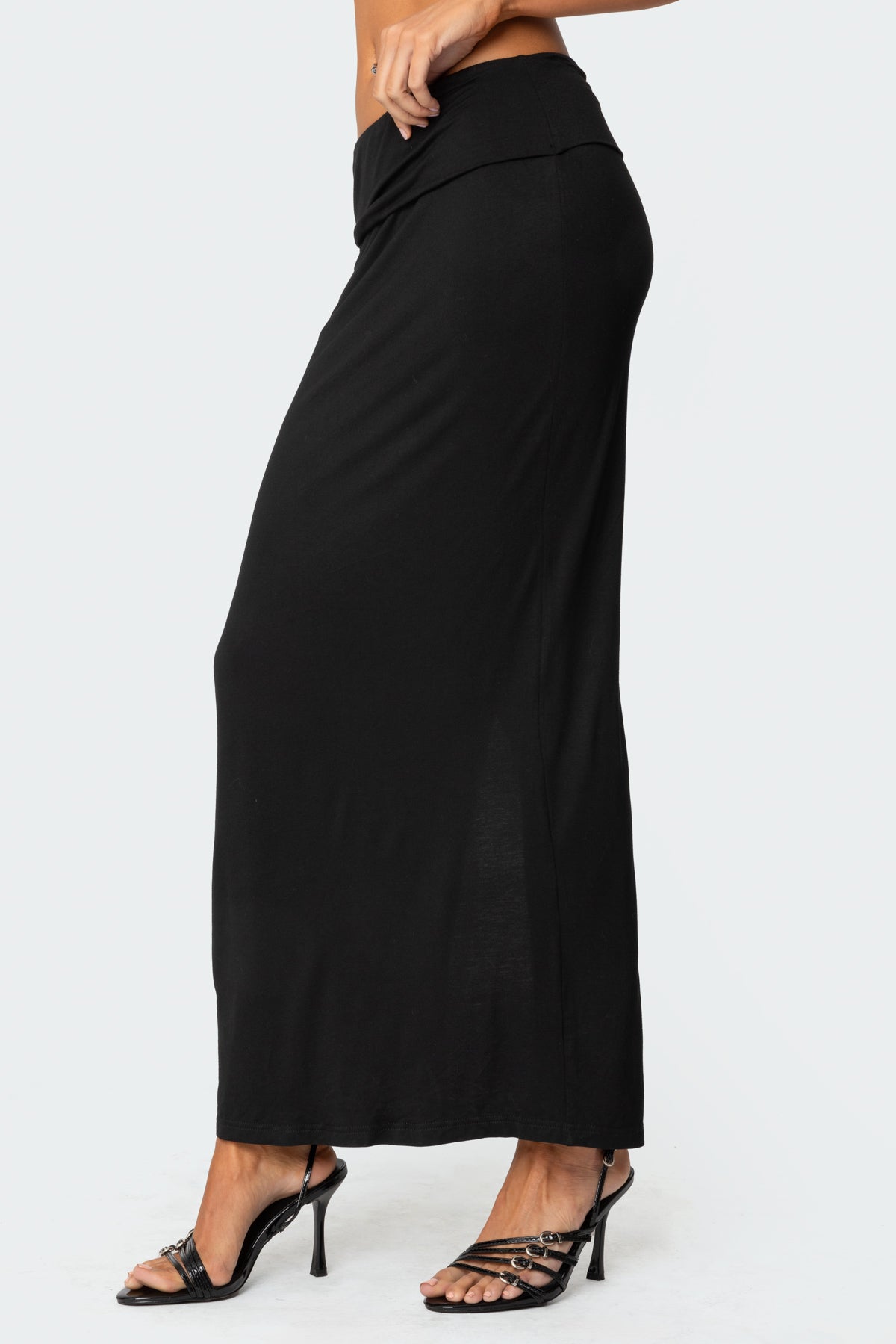 Johanna Fold Over Maxi Skirt - Image 3