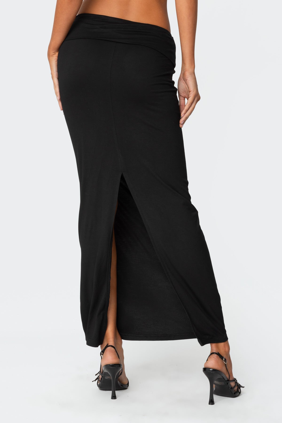 Johanna Fold Over Maxi Skirt - Image 5