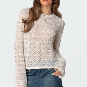 Open Knit Sweater
