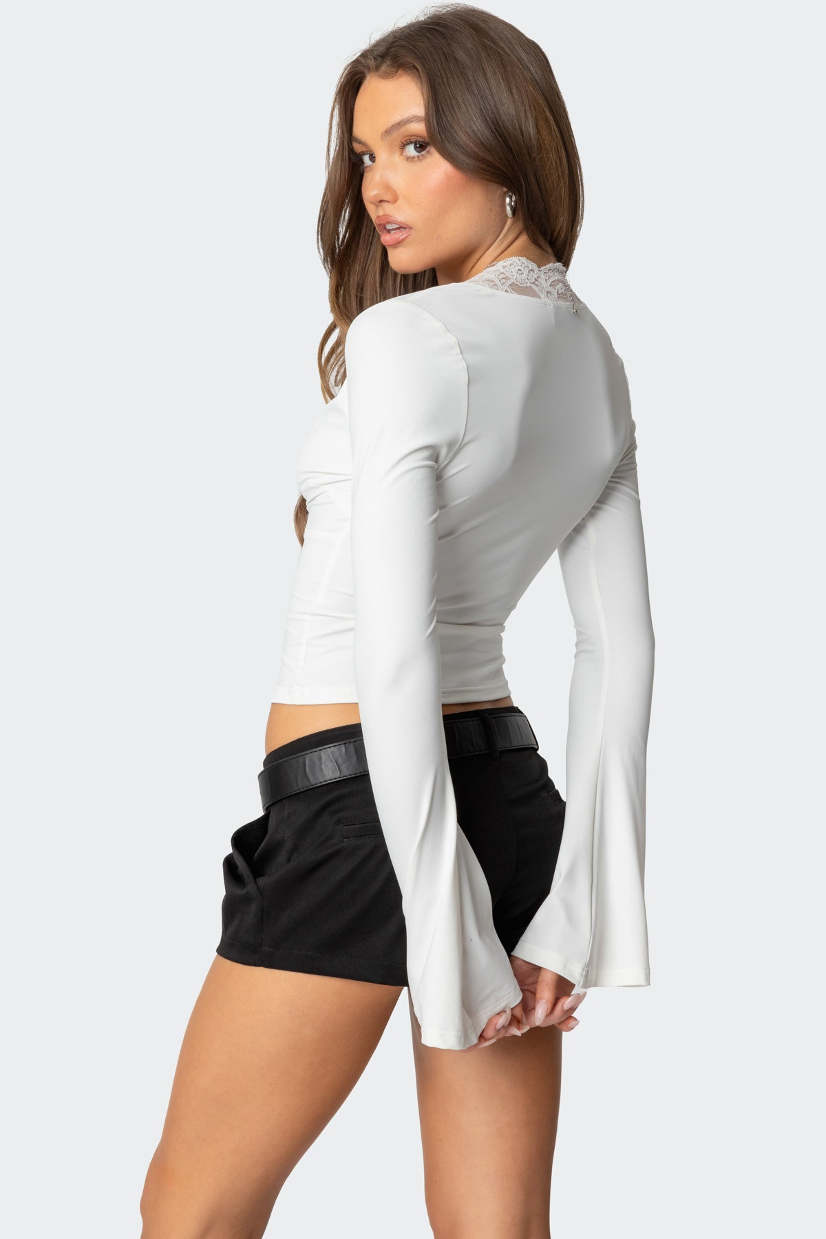 Tina Lacey Plunge Neck Top - Image 4