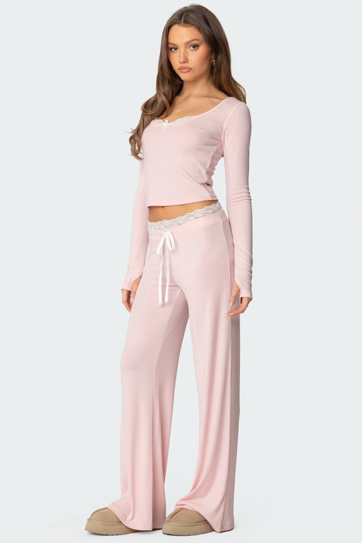 Peekaboo Lace Pants - Image 2