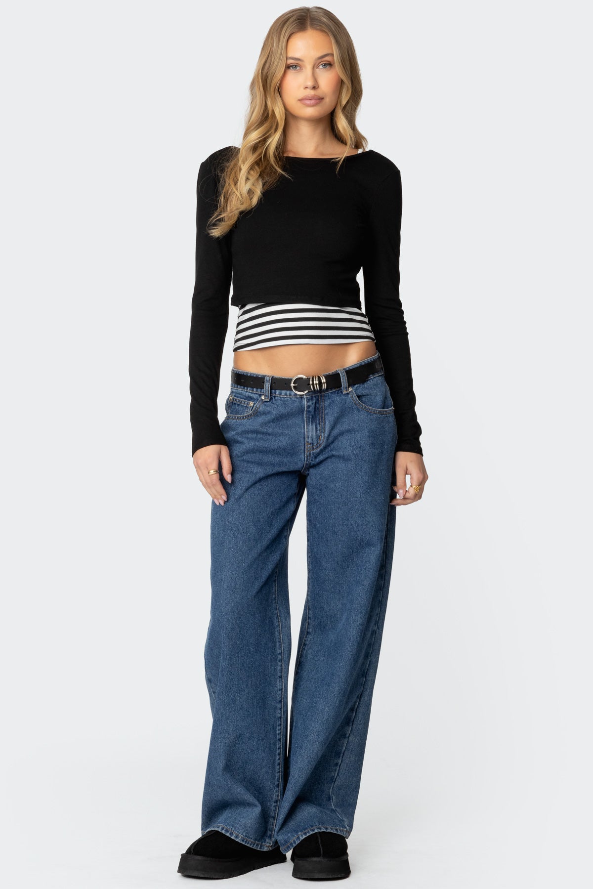 Shania Layered Striped Top - Image 5