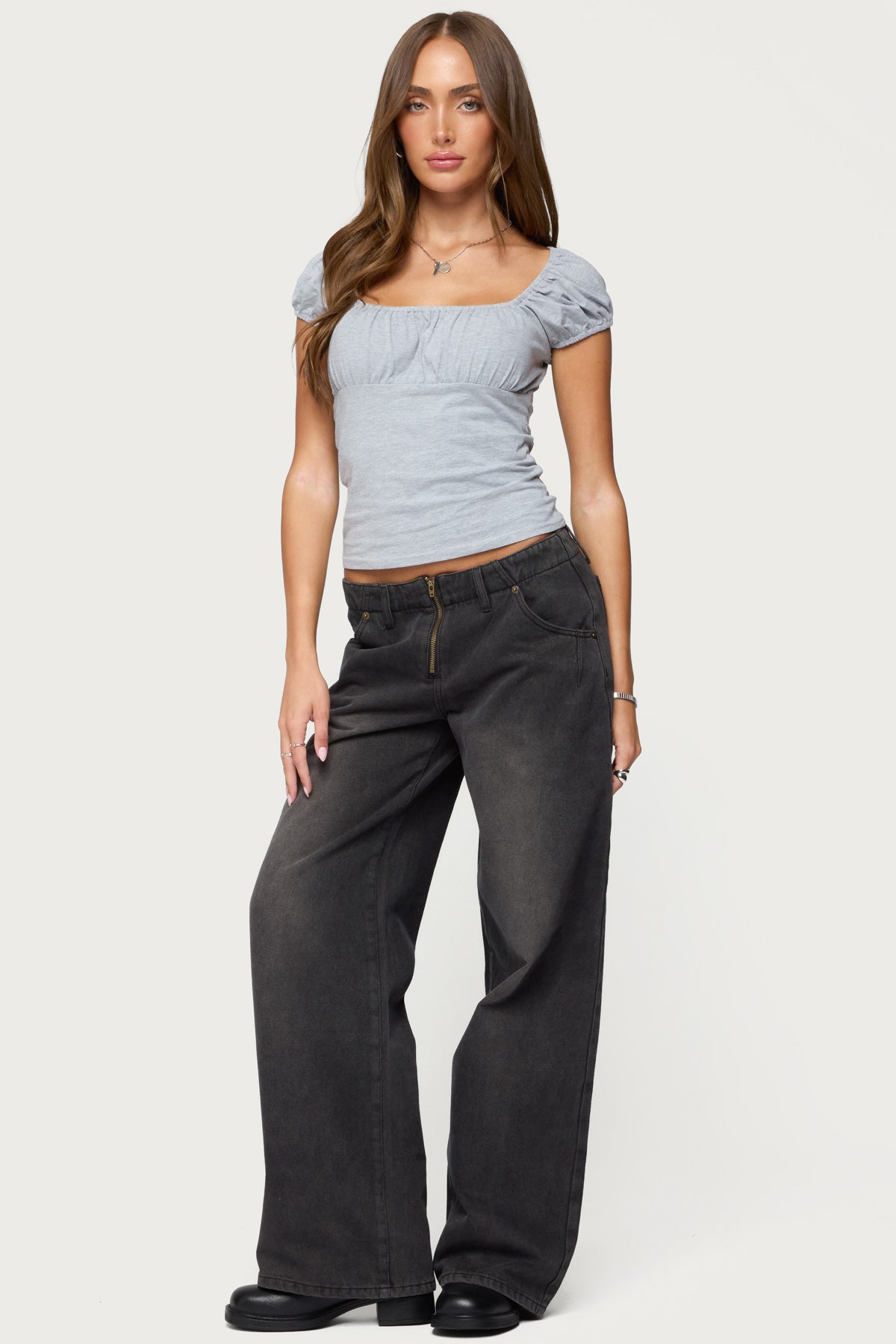 Oleana Gathered Bust Top - Image 4