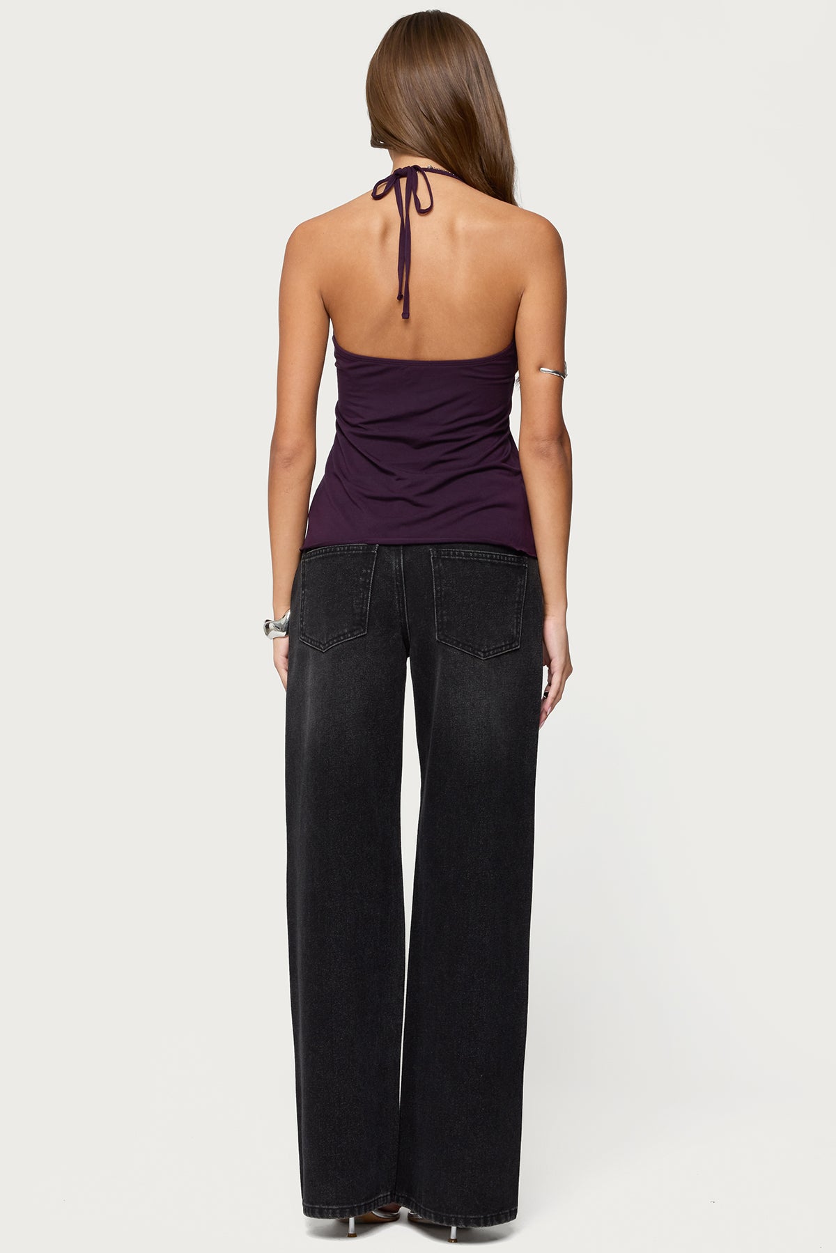 Lorenna Split Front Halter Top - Image 5