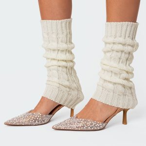 Cable Knit Leg Warmers