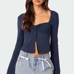 Maxine Twist Front Top