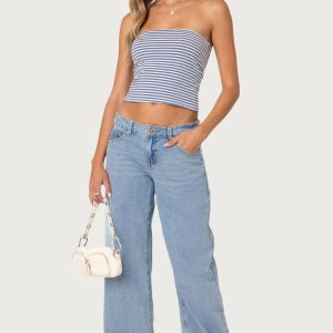 Raelynn Washed Low Rise Jeans