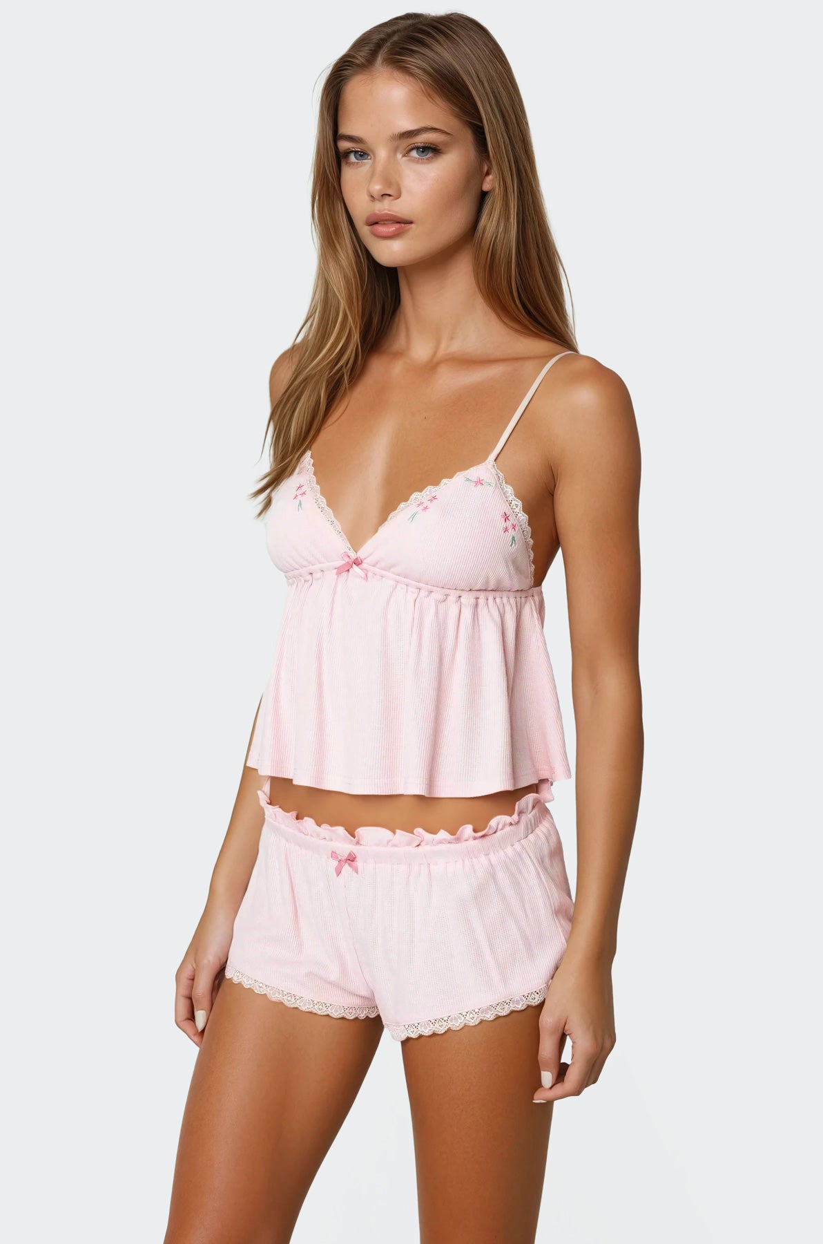 Dream Babydoll Waffle Tank Top - Image 4